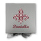 Maroon & White Gift Boxes with Magnetic Lid - Silver - Approval