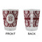 Maroon & White Glass Shot Glass - Standard - APPROVAL