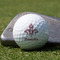 Maroon & White Golf Ball - Non-Branded - Club
