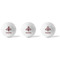 Maroon & White Golf Balls - Titleist - Set of 3 - APPROVAL
