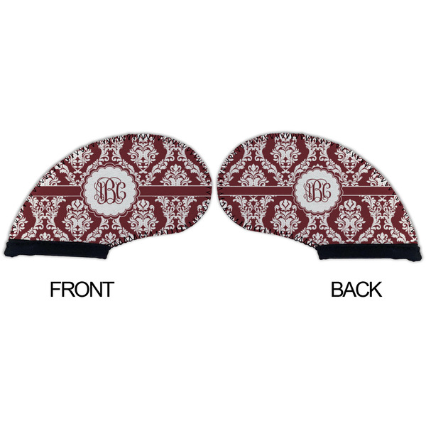 Maroon & White Golf Club Covers - APPROVAL