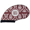 Maroon & White Golf Club Covers - FRONT