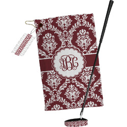 Maroon & White Golf Towel Gift Set (Personalized)