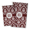 Maroon & White Golf Towel - PARENT (small and large)