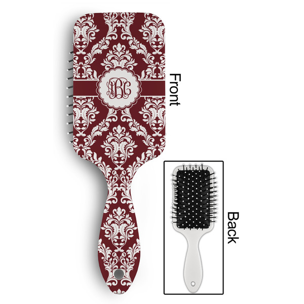 Maroon & White Hair Brush - Approval