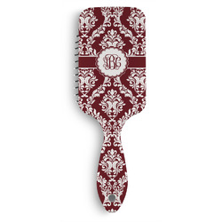 Maroon & White Hair Brushes (Personalized)