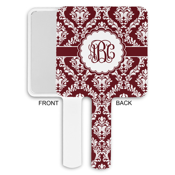 Maroon & White Hand Mirrors - Approval