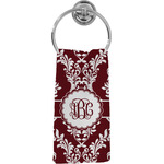 Maroon & White Hand Towel - Full Print (Personalized)