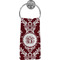 Maroon & White Hand Towel - Full Print (Personalized)