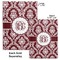 Maroon & White Hard Cover Journal - Compare
