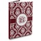 Maroon & White Hardbound Journal (Personalized)