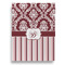 Maroon & White House Flags - Double Sided - BACK