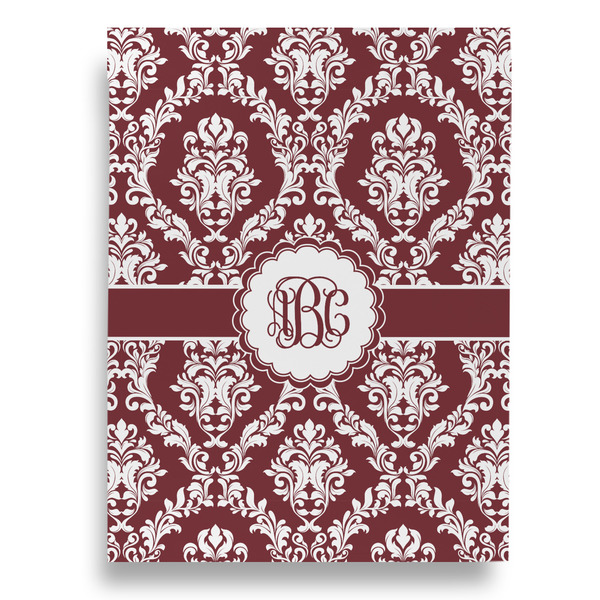 Maroon & White House Flags - Double Sided - FRONT