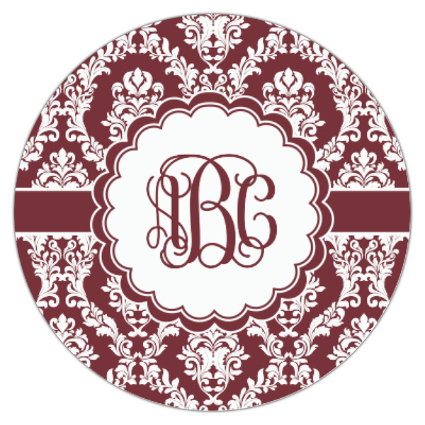 Maroon & White Icing Circle - XSmall - Single