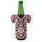 Maroon & White Jersey Bottle Cooler - FRONT (on bottle)