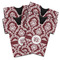 Maroon & White Jersey Bottle Cooler - Set of 4 (Personalized)