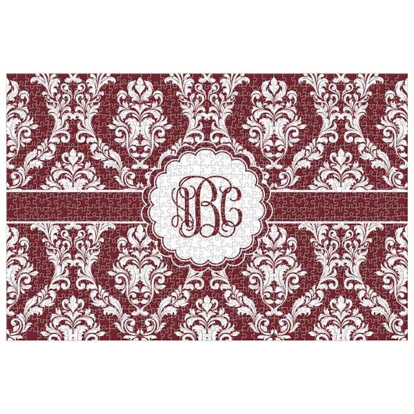 Custom Maroon & White Jigsaw Puzzle - 1000-piece (Personalized)