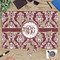 Maroon & White Jigsaw Puzzle 1014 Piece - In Context