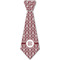 Maroon & White Just Faux Tie