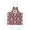 Maroon & White Kid's Apron w/ Monogram