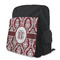 Maroon & White Preschool Backpack (Personalized)