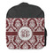 Maroon & White Kids Backpack - Front