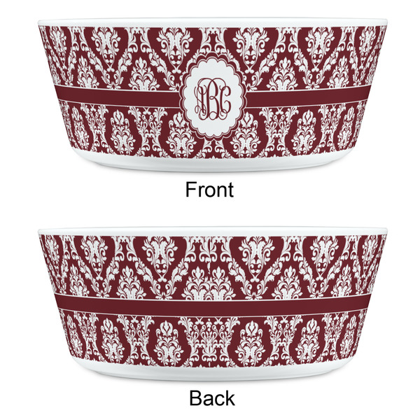 Maroon & White Kids Bowls - APPROVAL