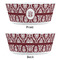 Maroon & White Kids Bowls - APPROVAL