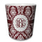 Maroon & White Plastic Tumbler 6oz (Personalized)