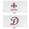 Maroon & White King Pillow Case - APPROVAL (partial print)