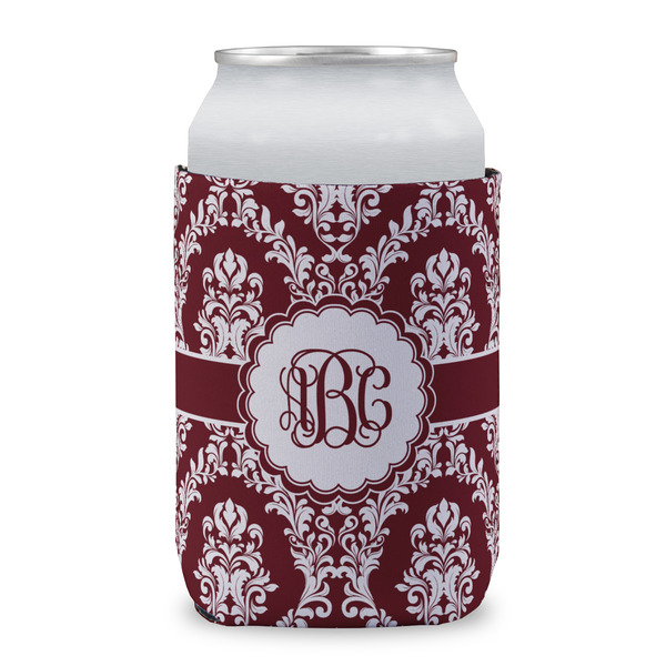Maroon & White Can Sleeve