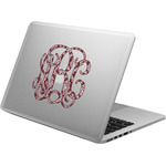 Maroon & White Laptop Decal (Personalized)