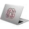 Maroon & White Laptop Decal (Personalized)