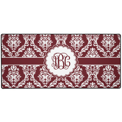 Maroon & White Gaming Mouse Pad (Personalized)