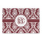 Maroon & White Large Rectangle Car Magnet (Personalized)