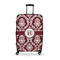 Maroon & White Large Travel Bag - With Handle
