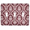 Maroon & White Light Switch Cover (3 Toggle Plate)