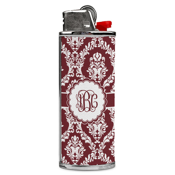 Custom Maroon & White Case for BIC Lighters (Personalized)