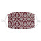 Maroon & White Adult Cloth Face Mask - XLarge