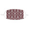 Maroon & White Adult Cloth Face Mask
