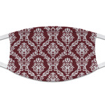 Maroon & White Cloth Face Mask (T-Shirt Fabric)
