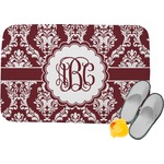 Maroon & White Memory Foam Bath Mat (Personalized)