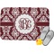 Maroon & White Memory Foam Bath Mat (Personalized)