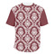 Maroon & White Men's Crew T-Shirt - Small
