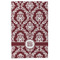 Maroon & White Microfiber Dish Towel - APPROVAL