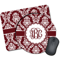 Maroon & White Mouse Pad (Personalized)