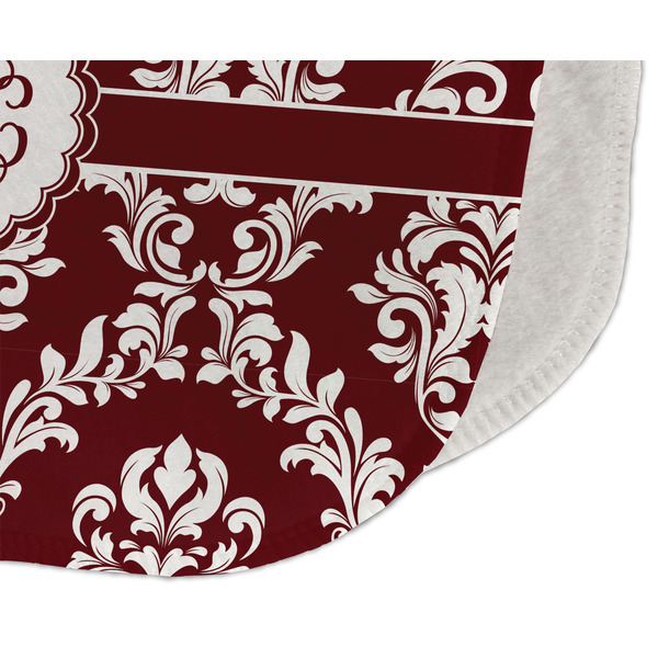 Maroon & White Old Burp Detail