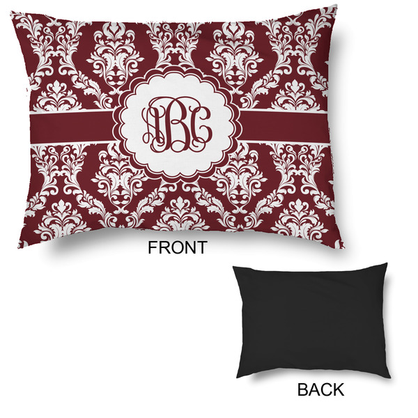 Maroon & White Outdoor Dog Beds - Large - APPROVAL