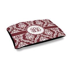 Maroon & White Outdoor Dog Bed - Medium (Personalized)