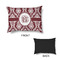 Maroon & White Outdoor Dog Beds - Small - APPROVAL